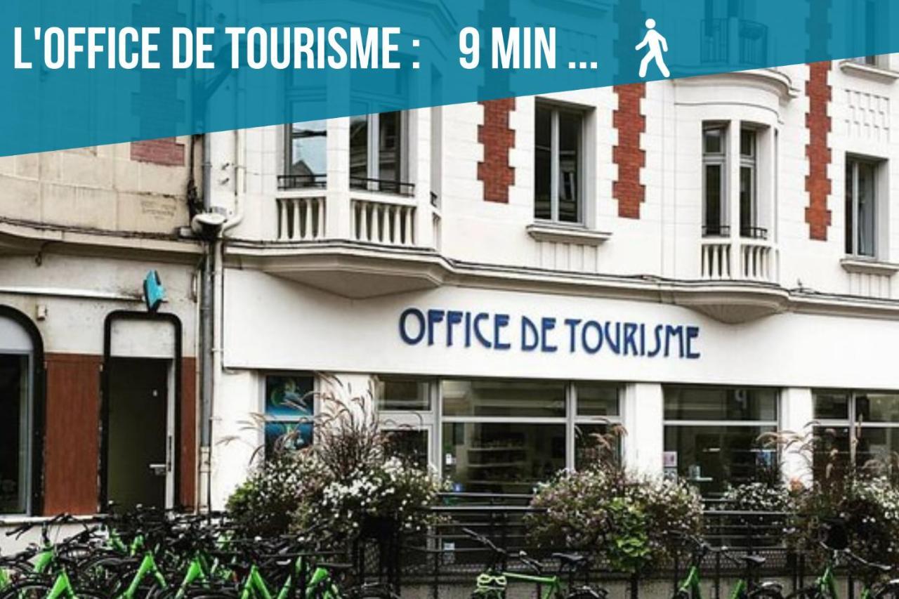L'Echappee Belle - Terrasse 25M2 - Centre Ville - Lit Queen Size แซ็ง-ก็องแต็ง ภายนอก รูปภาพ